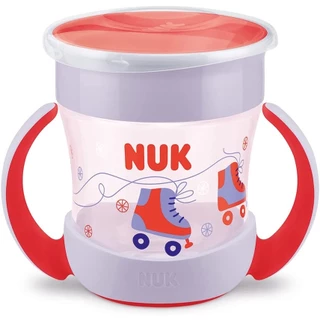 Copo Mini Magic 360 com Alça Evolution 160ml Girl VERMELHO - Nuk em Oferta na Shopee