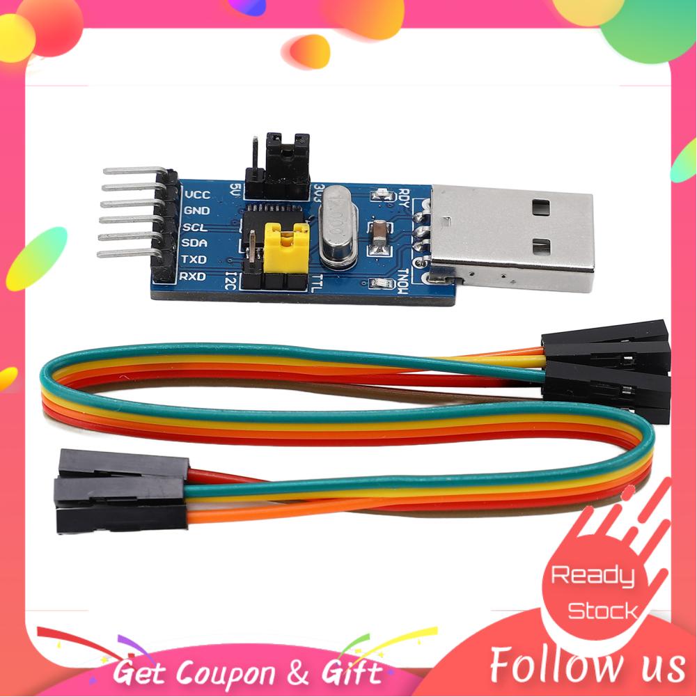 Jieriri USB To I2C Converter Module USB To UART Converter Adapter ...