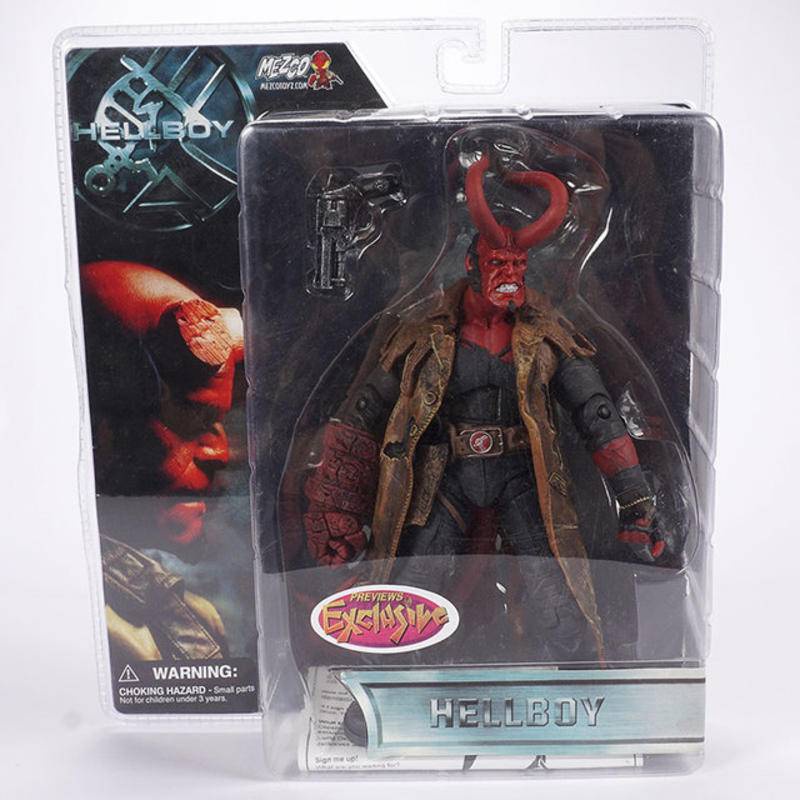 MEZCO HELLBOY クリークアフェ　フィギュア Filme Clássico MEZCO Hellboy PVC Ação Figura Colecionável Modelo