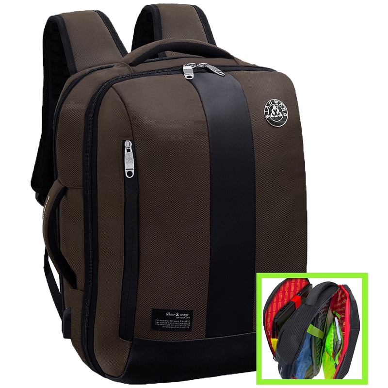 Mochila Bolsa Notebook Reforcada Anti Furto Semi Impermeavel