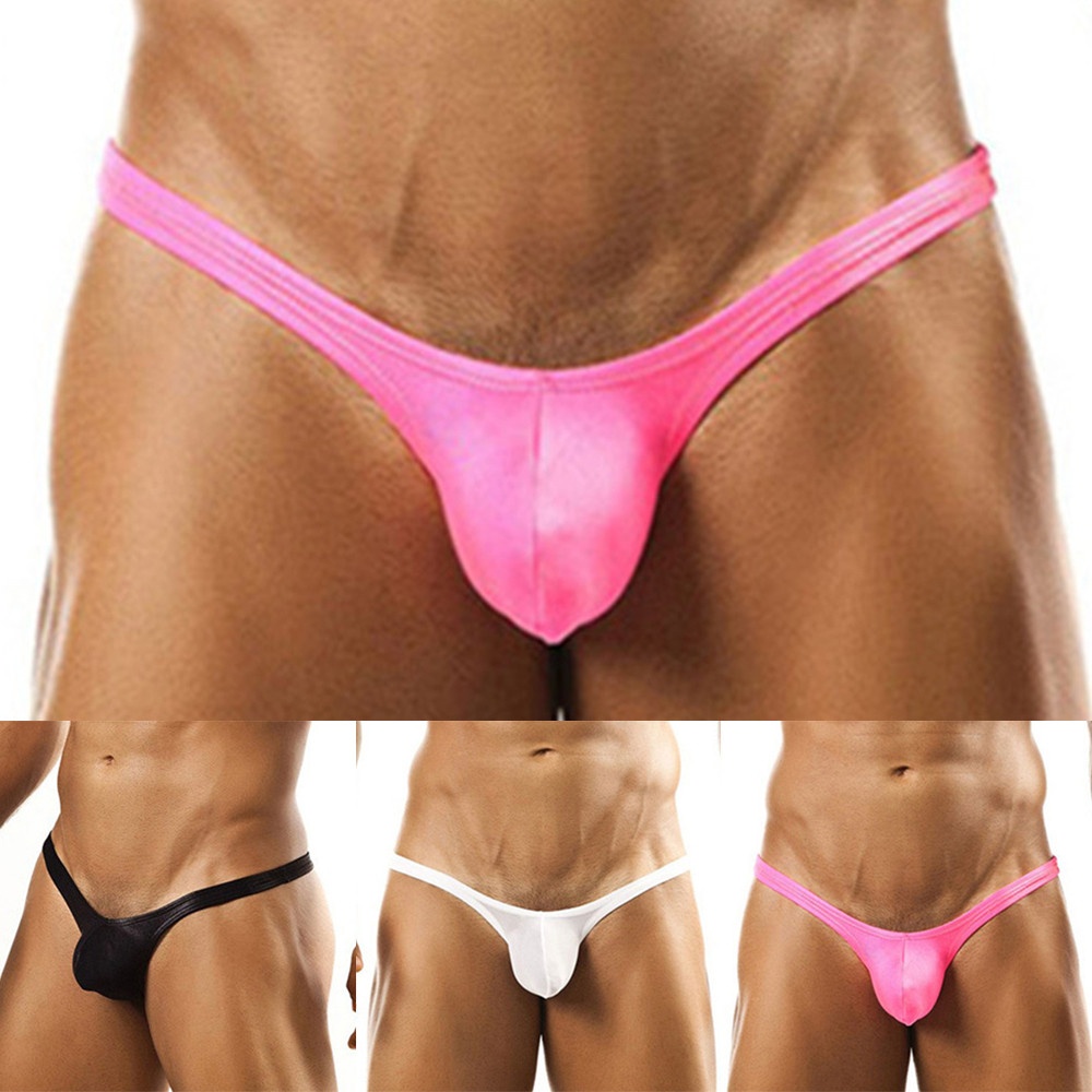 Homens Calcinha Sexy Biquíni Cintura Baixa Jockstrap Gays Tanga Lingerie