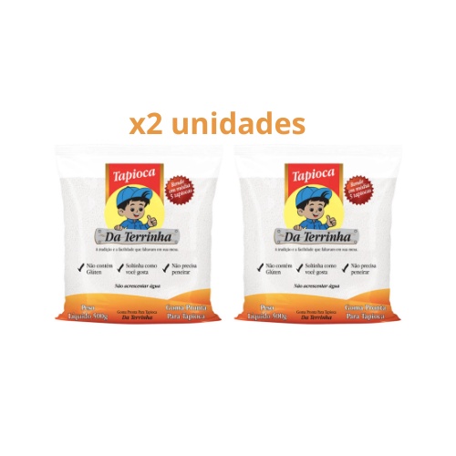 Tapioca Da Terrinha 500g Goma de Tapioca Kit 2 un | Shopee Brasil