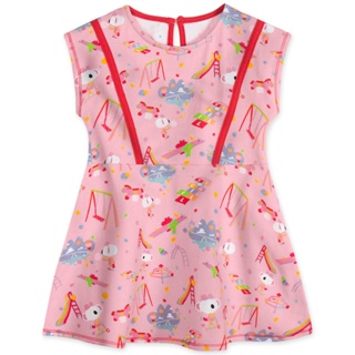 Vestido Bebê Menina Manga Curta Lilica