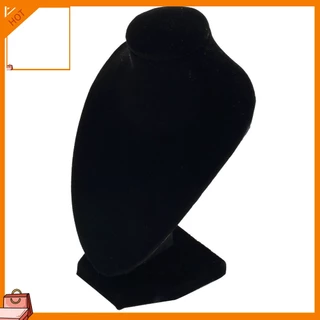 [EDG] Colar De Manequim Preto Jóias Pingente Expositor Stand Holder Show Decorar