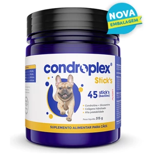 CONDROPLEX STICKS 45 UNIDADES 315GR PARA CAES SUPLEMENTO