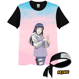 Roupa infantil Camisa Camiseta Menino Menina Naruto Hinata Sakura