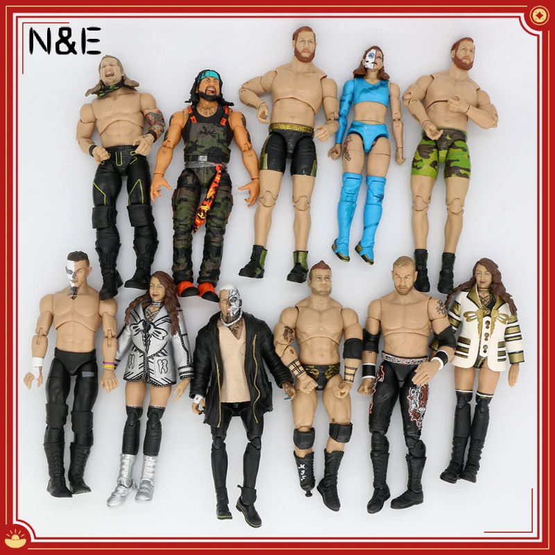 Genuíno AEW Wrestler figura de ação Super Móvel Boneca Destacável Modelo Doll Wrestler figura Doll Brinquedos Infantis