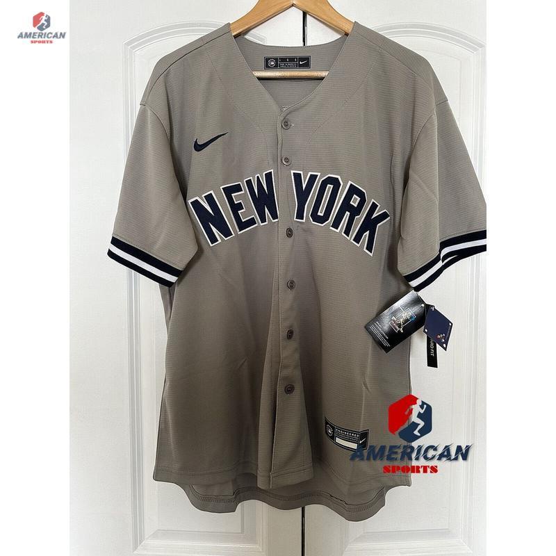 Homem Camisa 2023MLB New York Yankees Derek Jeter Gray Autêntico De Beisebol Jersey