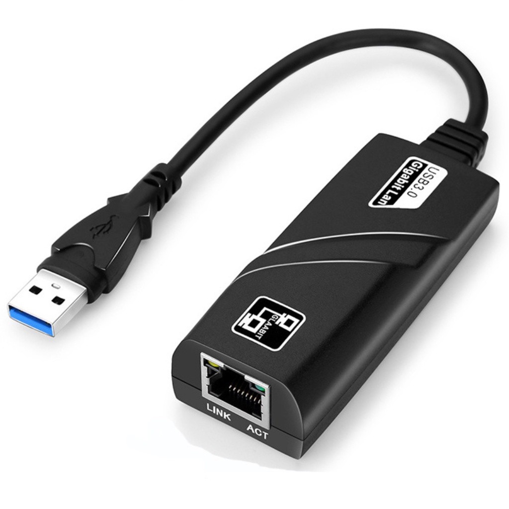 Cabo Adaptador De Rede Ethernet Extensor Usb 3. Rj45 10/100/1000mbps Pc Notebook Lotus