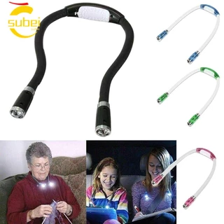 SUBEI Lanterna De Pescoço LED Portátil Mãos Livres Noturna Flexível