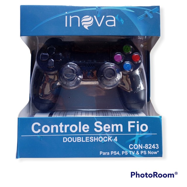 Controle Joystick Sem Fio Inova Con 8243 Preto Ps4 Playstation Shopee