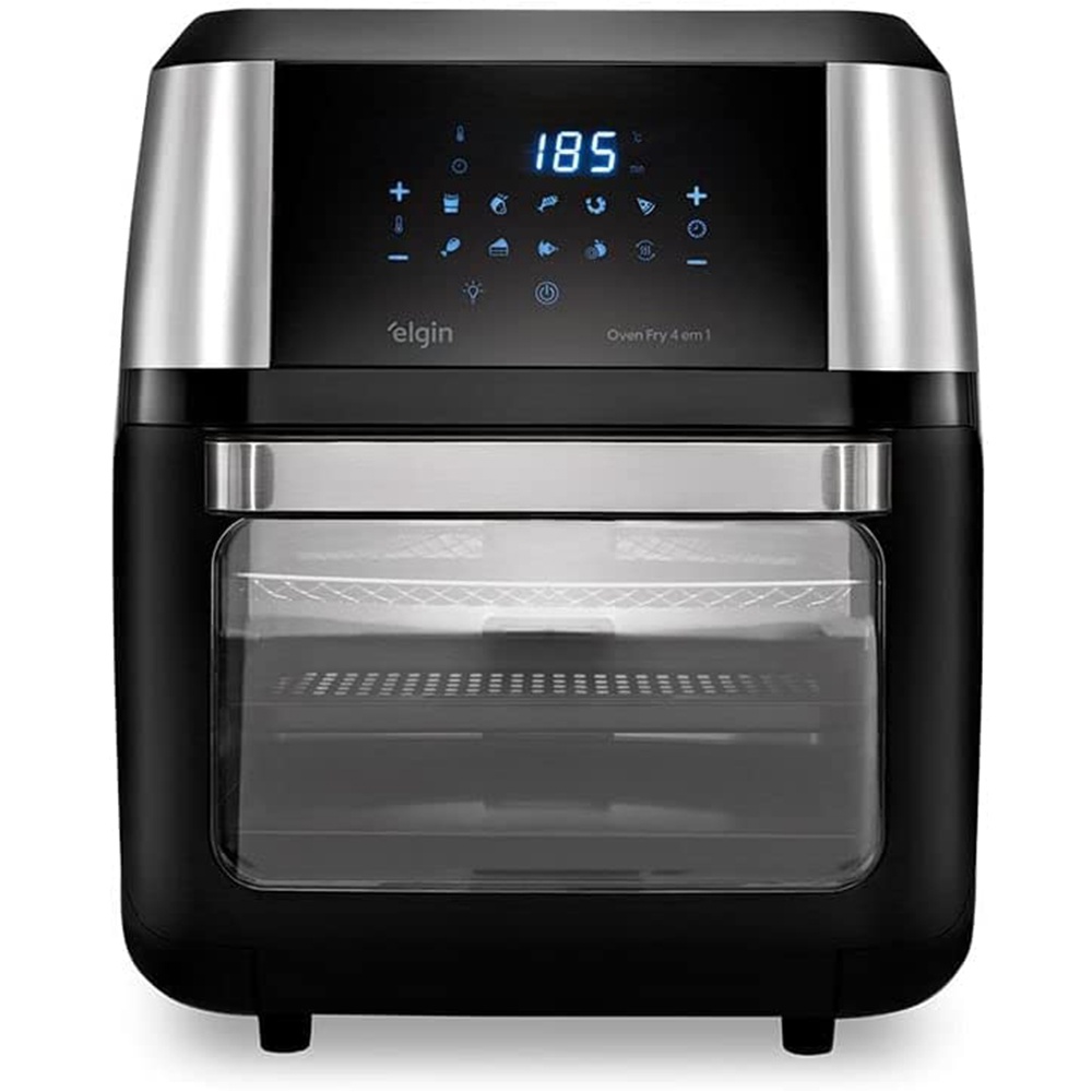 Fritadeira Eletrica Airfryer Elgin Oven Fry 4 em 1 12L 1800W - 110v