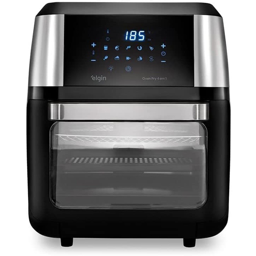 Fritadeira Eletrica Airfryer Elgin Oven Fry 4 em 1 12L 1800W - 220v