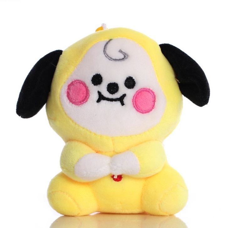 20cm Kpop BTS BT21 Boneca De Pelúcia Sentada Baby Tata Cookie