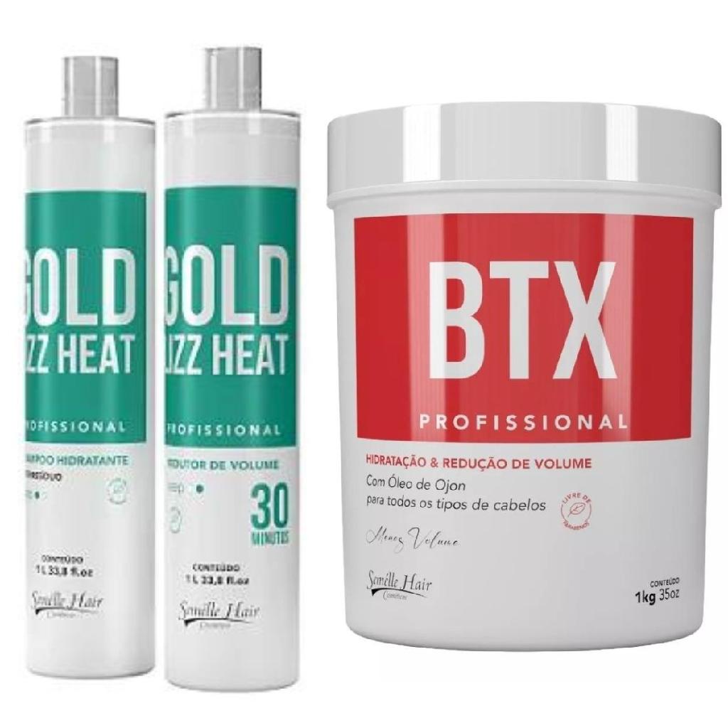 Kit Progressiva Orgânica Gold Lizz + Botx Redutor BTX 1Kg | Shopee Brasil