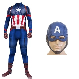 Os Vingadores Super Herói Capitão América Hulk Thanos Batman traje adulto crianças máscaras cosplay macacões roupas macacões