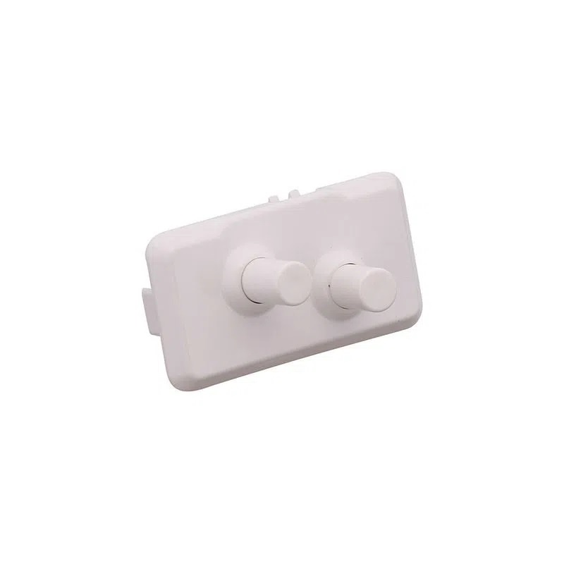 INTERRUPTOR DUPLO GELADEIRA BRASTEMP BRE50 BRX49 W10471975 | Shopee Brasil