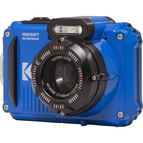 CÂMERA KODAK PIXPRO WPZ2 WATERPROOF AZUL | Shopee Brasil