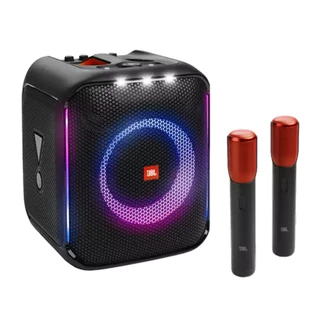 Caixa de Som, Bluetooth, Com Microfone, À Prova de respingos, TWS, JBL Party Box, Encore - PRETA