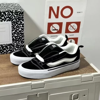 Knu skool Sapatos De Batata De Pele De Veado De Marca casual Para Homens E Mulheres .