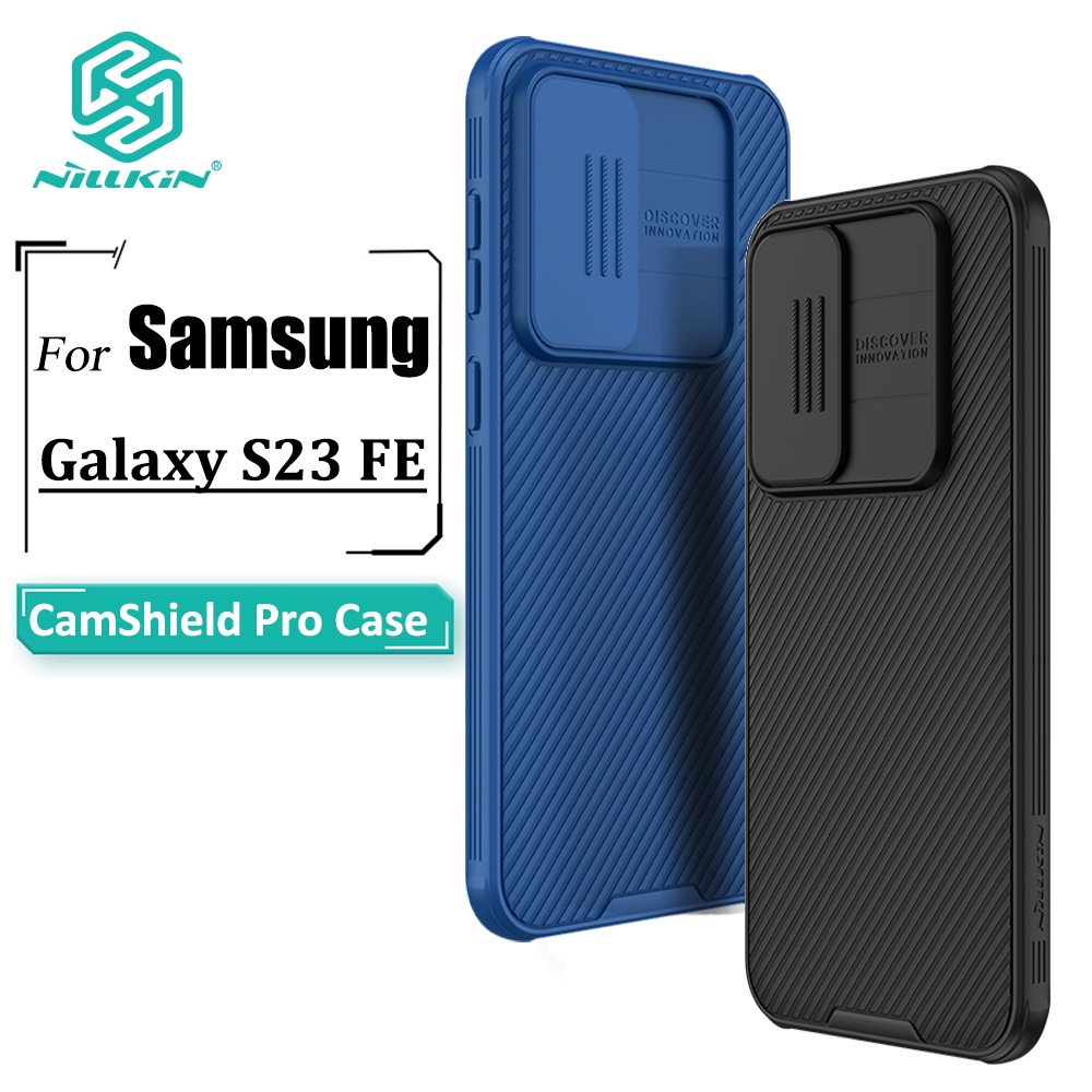 Capa Para Telefone Nillkin CamShield Pro Samsung Galaxy S23 FE Câmera Proteção Deslizante PC Dura À Prova De Choque