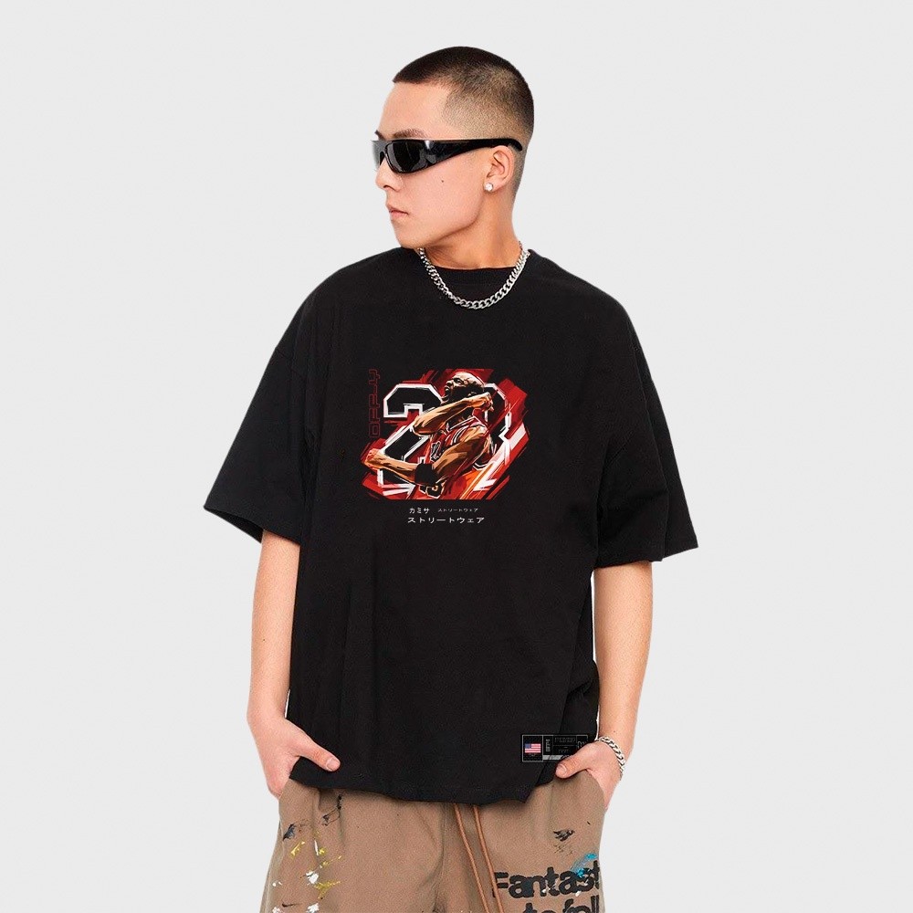 Camiseta Streetwear OFF-Y Basket 23