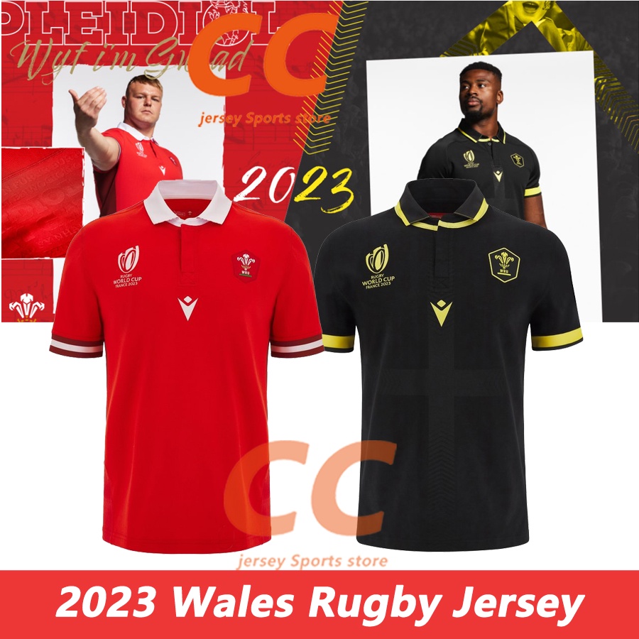 Wales 2023 WORLD CUP Rugby jersey Mens Em Casa Camiseta