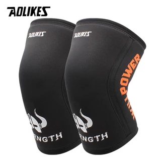 1 Par 7mm Joelheiras De Compressão Neoprene Esportivas Para Elevação De Peso/Crossfit/Treinamento