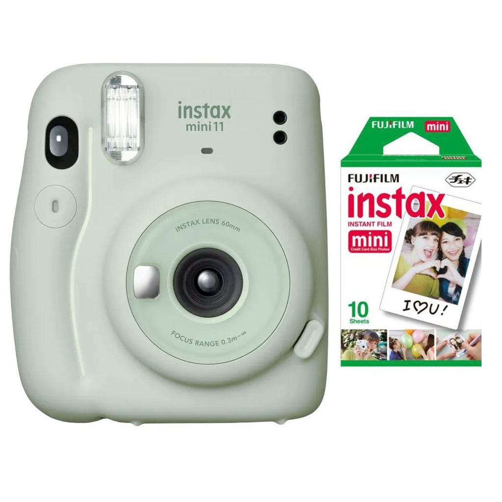 Kit Câmera Fujifilm Instax Mini 11 + Pack 10 Filmes | Shopee Brasil