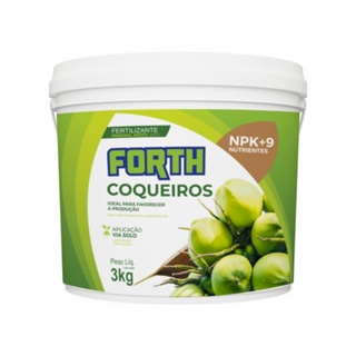 Adubo para Coqueiros 3kg Forth Jardim Fertilizante para Coco