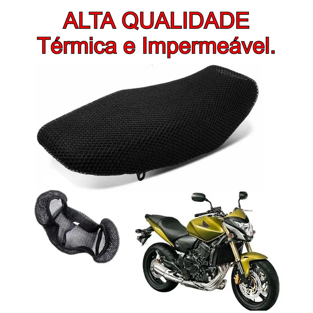 Capa Protetora Banco De Moto Térmica Impermeável Preta Nylon - Envio Imediato