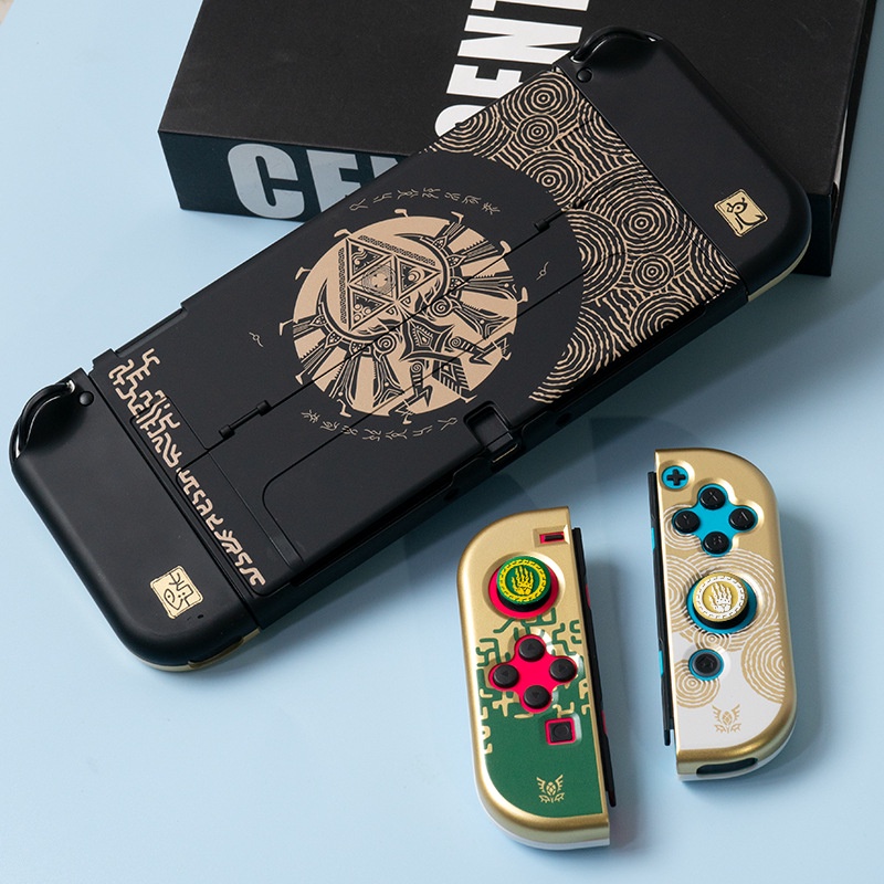 Interruptor Nintendo Zelda Kingdom Tears NS OLED Game Console Acessórios Da Caixa Protetora
