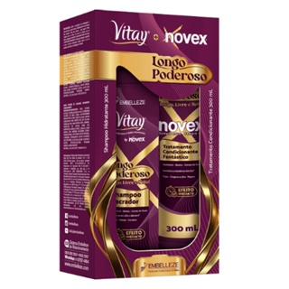 Shampoo e condicionador Vitay Novex Longo Poderoso 300ml
