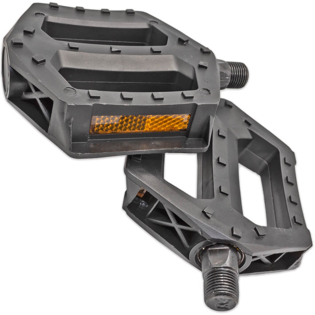 Pedal Para Bicicleta Plataforma FreeStyle Nylon Eixo Rosca Grossa 9/16 Esfera