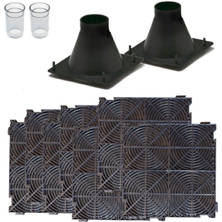 Kit Especial para Aquarios Placa Filtro Biólogico 14cmX14cm Redutoores e Meio tubo
