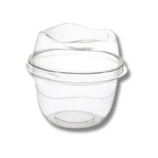 Pote Mousse com Tampa Alta 110ml Cristal G670 Galvanotek c/250 un