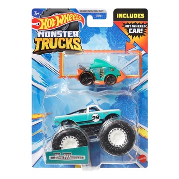 Hot Wheels Monster Trucks Veículo de Brinquedo Pure Muscle Escala 1:24