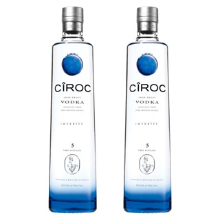 KIT 02 VODKA CIROC TRADICIONAL 750ML