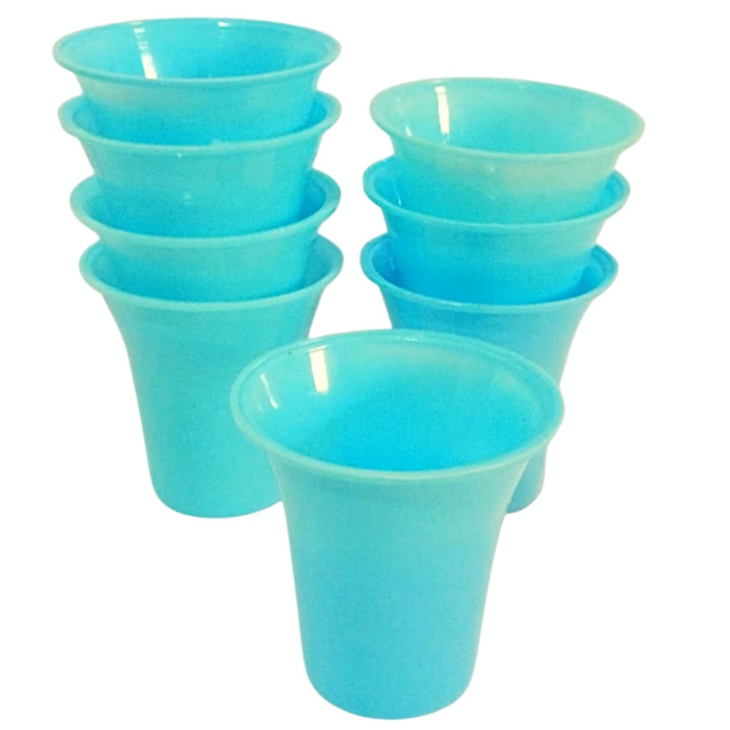 Copo Plástico Azul Neon 10 unidades de 200ml  StrawPlast - Mercadoce -  Doces, Confeitaria e Embalagem