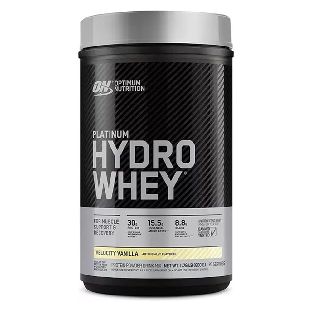 Platinum Hydro Whey – 800g Velocity Vanilla – Optimum Nutrition