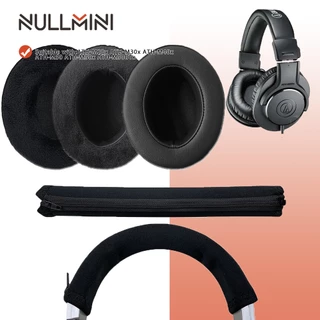 Fones De Ouvido De Substituição NullMini Para ATH-M20x M30x M40x M50 M50x M50BTx Com Manga Earmuff