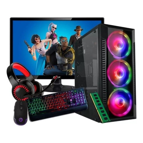 PC Gamer I7 2ª 16g Ram Ssd 480gb Placa De Video 4gb Tela 20