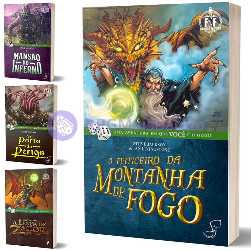 Livro-Jogo - Aventuras Solo - FF [RPG] | Shopee Brasil