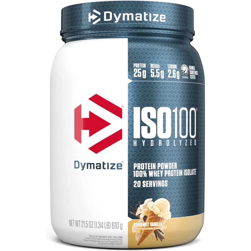 Whey Protein Dymatize ISO100 Hydrolyzed Gourmet Vanilla 610g