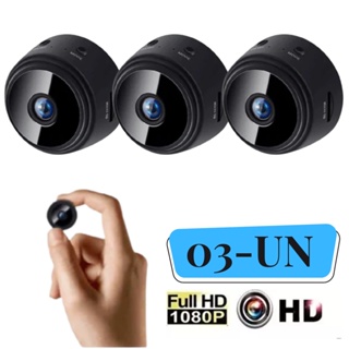 Mini Camera Portatil Recarregavel Discreta USB Sem Fio Wifi HD - 03 Unidades