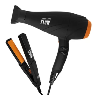 Kit Gbs Secador de Cabelo Flow e Mini Prancha Touch 220V