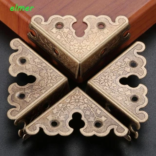 Caixa De Madeira Canto Protetor De Móveis Esculpidos De Mesa De Decorativo Antigo