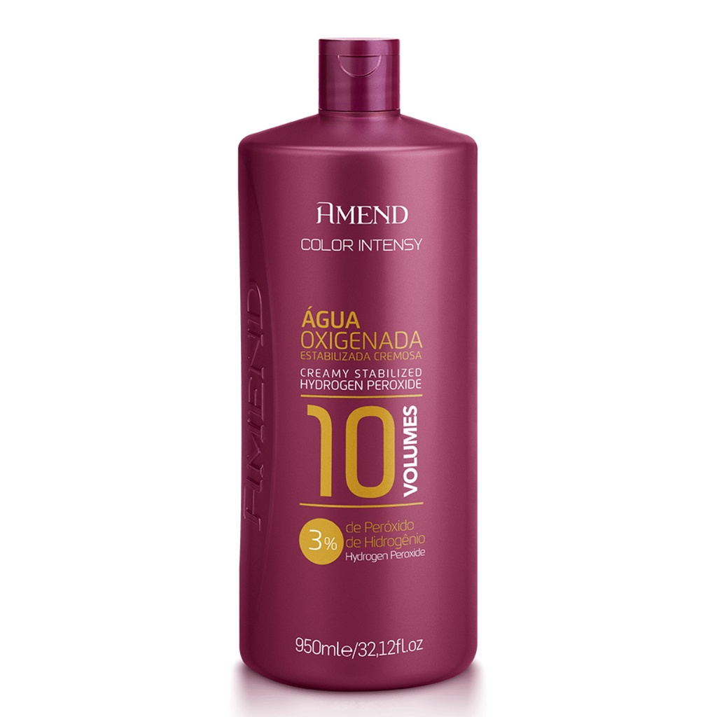 Água Oxigenada Amend Color Intensy 950ml Descolore e auxilia no ...
