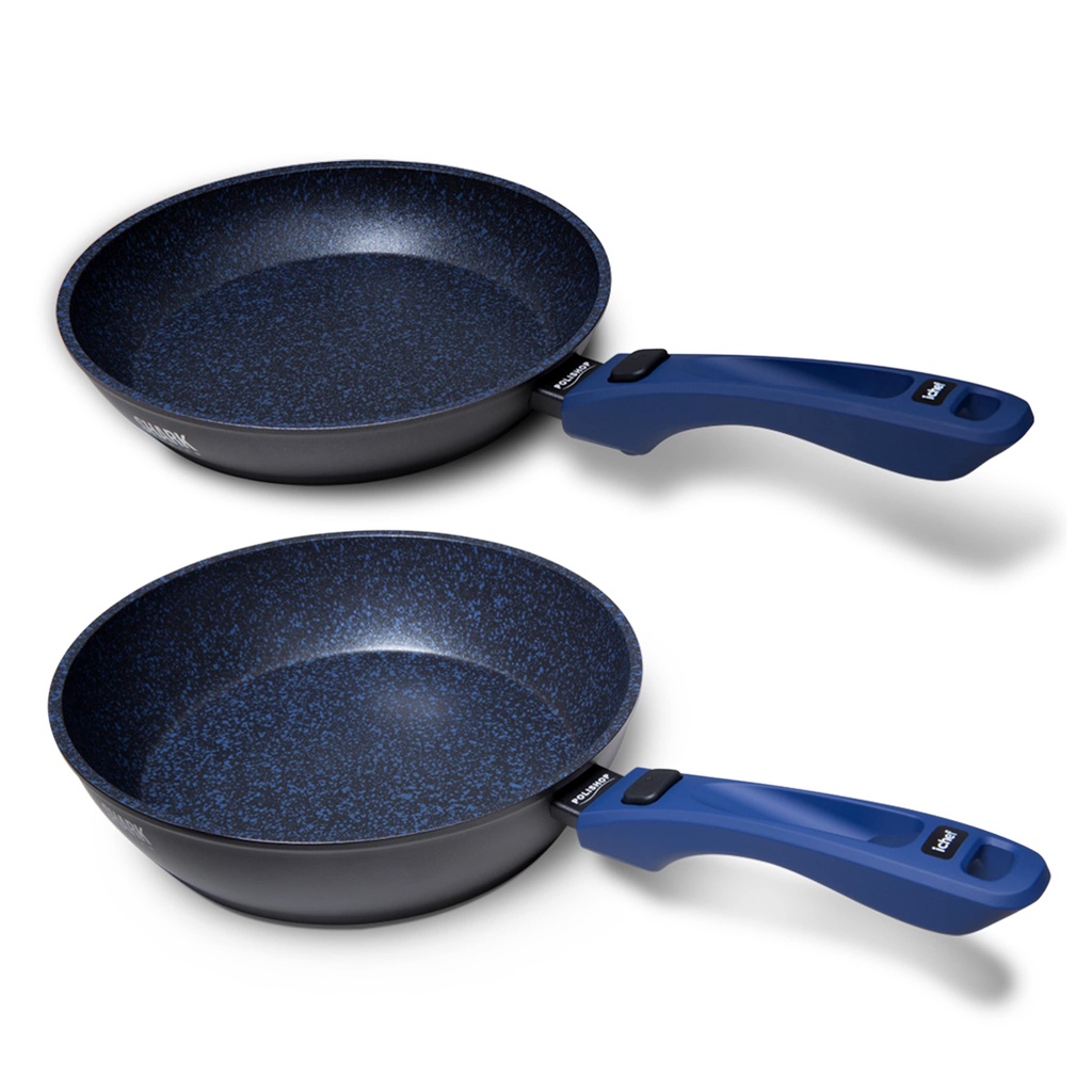 Panelas Polishop Ichef Ultra Azul 24cm Day By Day e Sauté Grand | Ichef