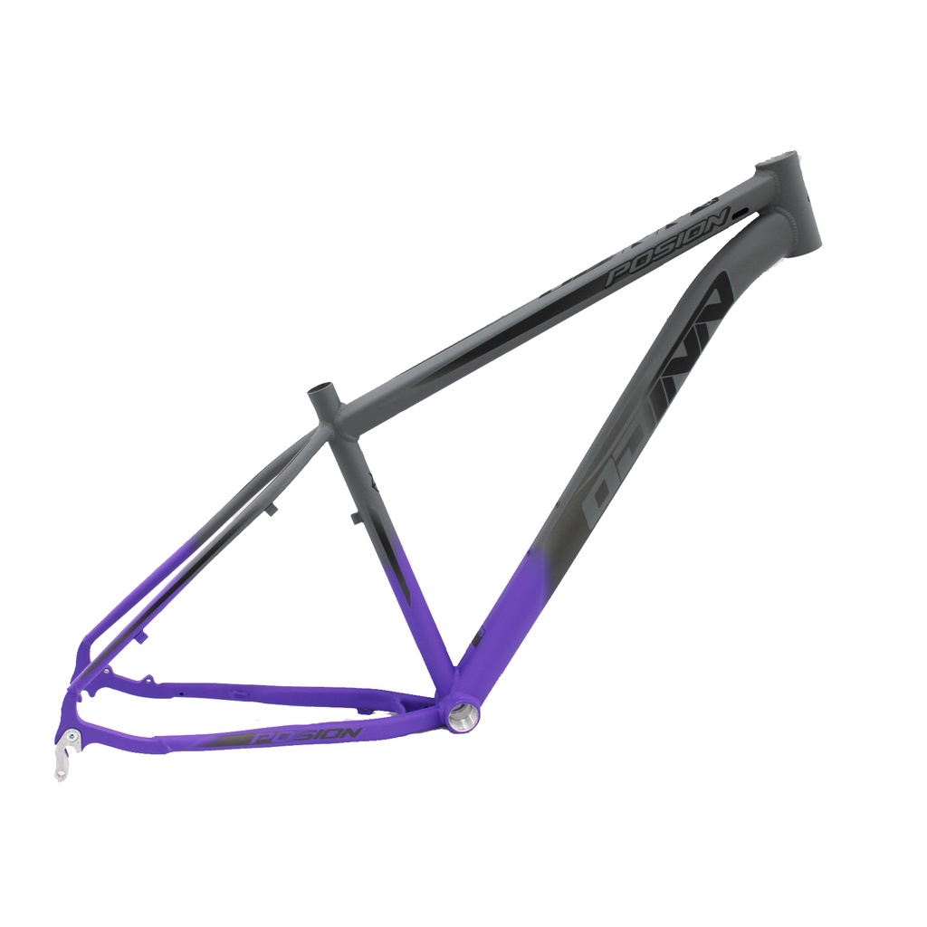 QUADRO 29 MTB ALUM. ODINN POSION CINZA/ROXO T.17 (CAB. INTERNO)